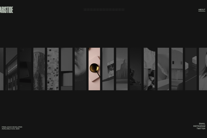 Aristide Benoist website preview